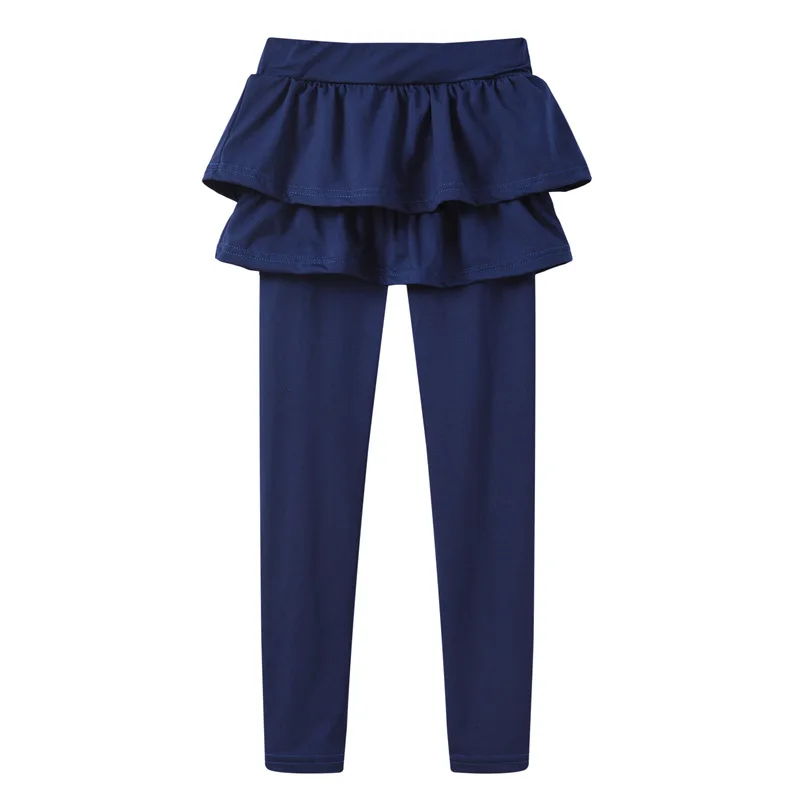 Брюки для девочек на весну и осень детские леггинсы хлопковая юбка-брюки