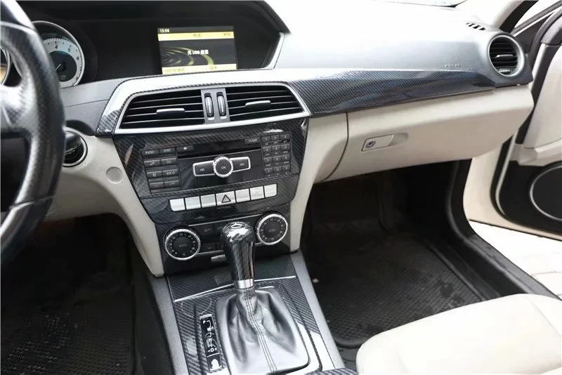 Аксессуары для Mercedes Benz C Class W204 C180 C200 2007-2013 автомобильное украшение интерьера из