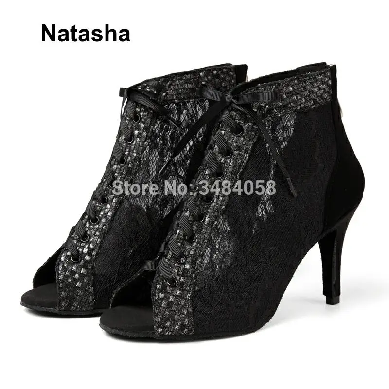 Танцевальные ботинки на высоком каблуке для женщин и взрослых|Обувь танцев| |