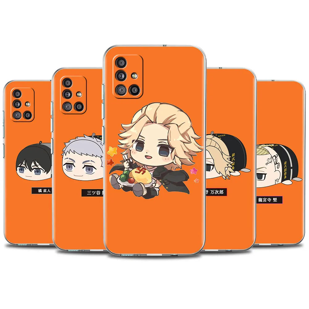 

Tokyo Revengers Anime Cute Sac Case For Samsung Galaxy A51 A71 A21s A31 A12 A32 5G A21 EU A52 4G A41 A11 A22 TPU Phone Cover