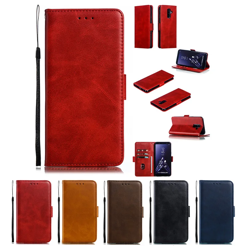 Кожаный чехол для Samsung Note 8 9 A320 A520 A750 A5 A6 A8 плюс A9 звезда S7 край S8 S9 S10 Lite класса люкс