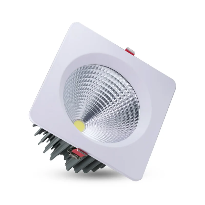 

LED downlight, ceiling light, embedded spotlight, home ceiling illumination lamp, corridor porch three-color no main light 60W