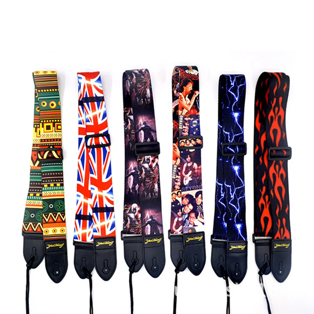 Регулируемые гитарные ремешки для акустической электрогитары и басов