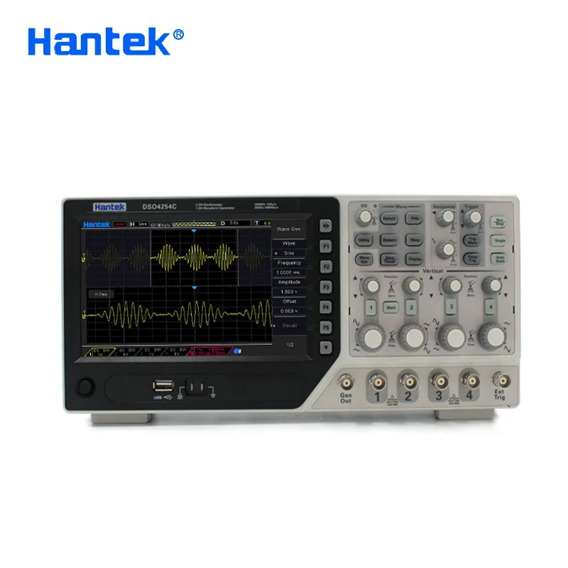 Hantek DSO4254C/4204C/4104C/4084C цифровой осциллограф 4CH Частота дискретизации 1GS/s 250 МГц USB + EXT