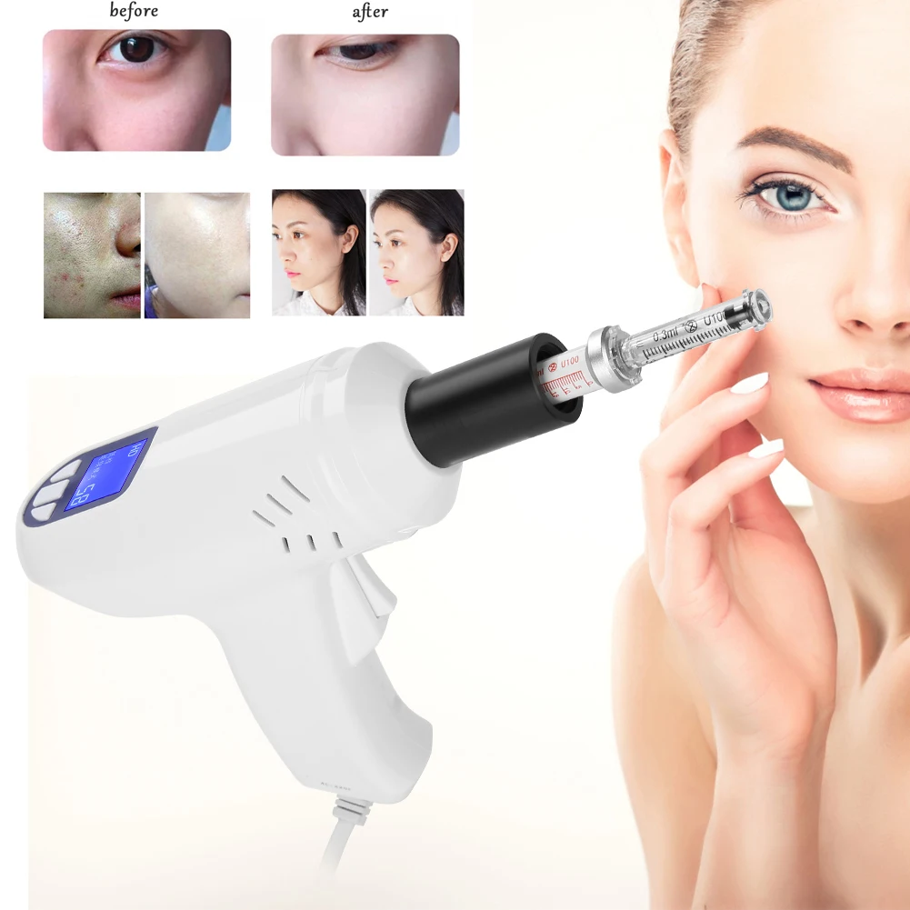 Non-Invasive Atomizer Hyaluronic Acid Micro Injector Wrinkle Removal Pen Repair Red Blood Dilute Freckle Anti-Aging Beauty Tools