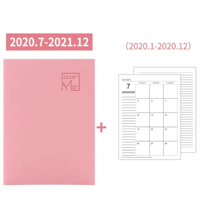 

Agendas 2020-2021 Planner Organizer B5 Notebook and Journals DIY 365 Days Plan Note Book Monthly Weekly Schedule Writing