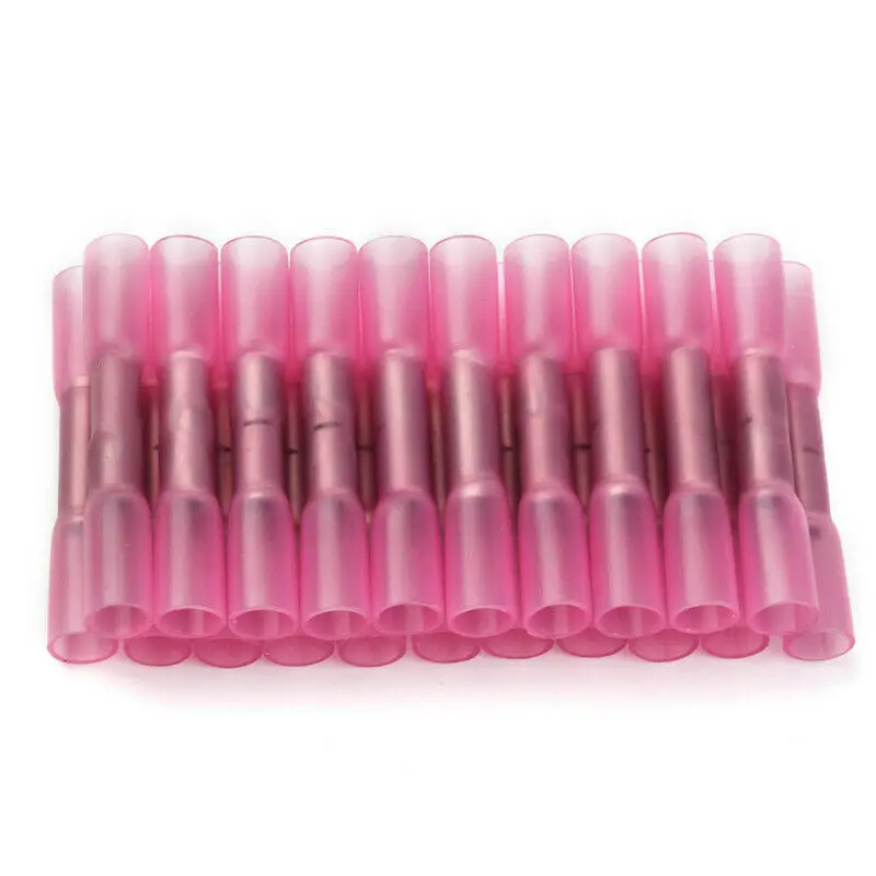 20 шт. термоусадочные стыковые соединители изолированные водонепроницаемые