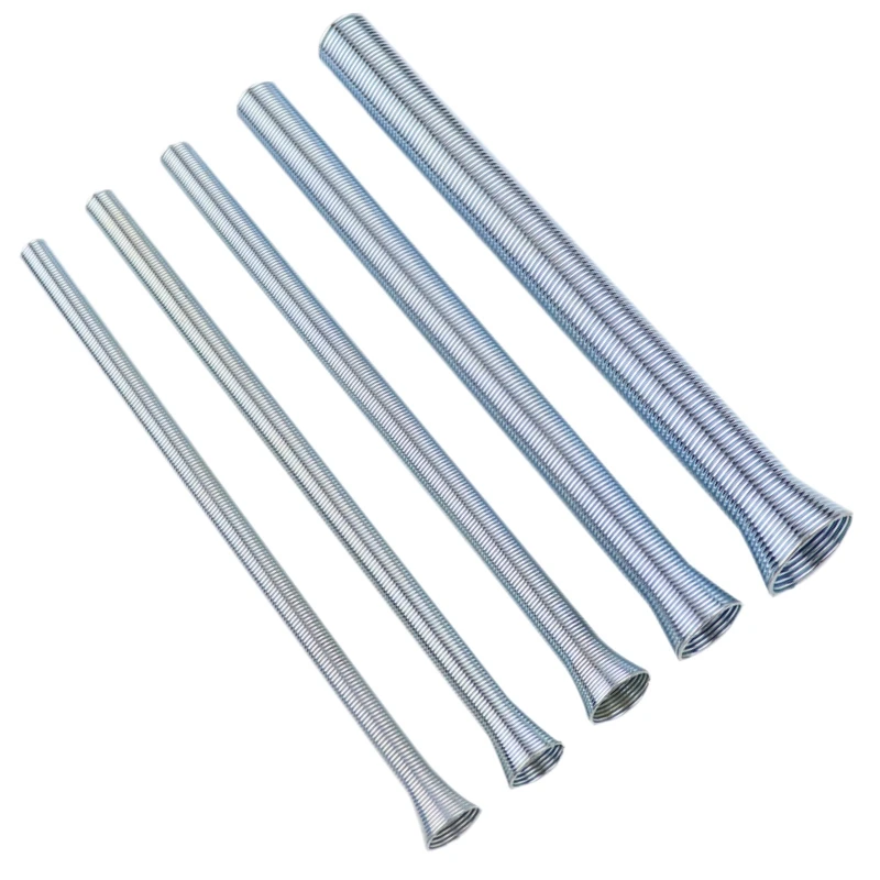5pcs Spring Tube Bender 210mm Tension Pipe 1/4inch-5/8inch Steel For Copper Aluminium Bending Hand Too | Инструменты