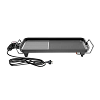 Smokeless Korean Indoor Electric Grill 1350W Adjustable Temperature Plug