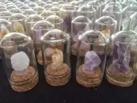 Wholesale natural stone glass  bottle  for ornaments
