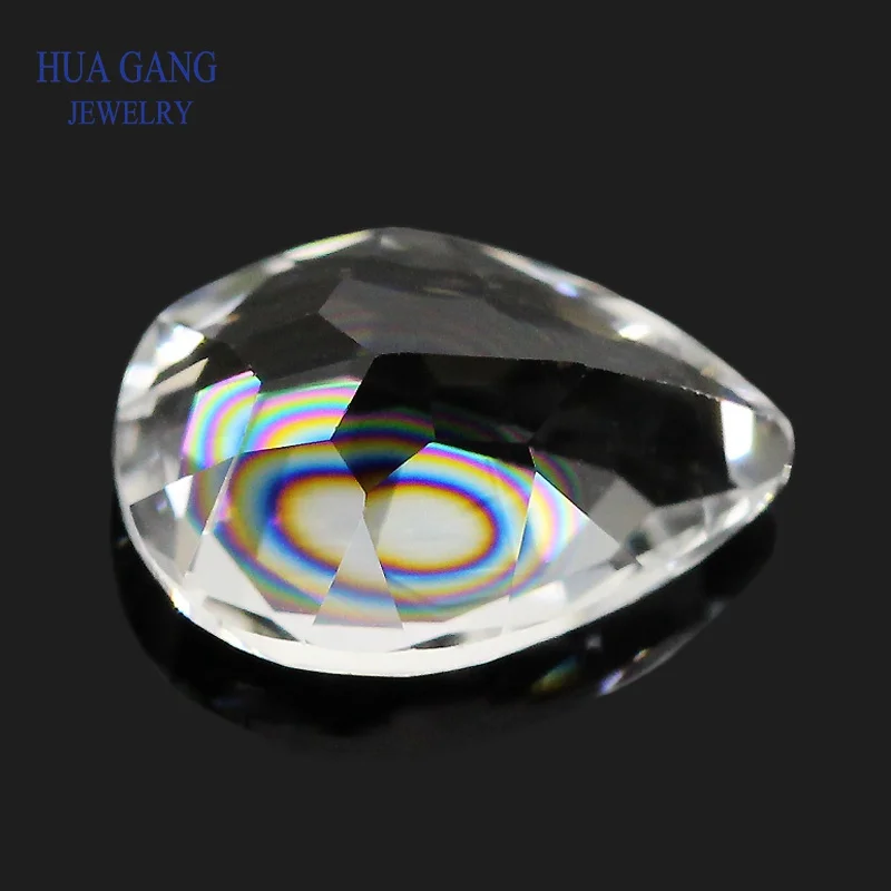 White Topaz Gemstone Pear Shape Cut Loose Natural Stone Beads For Jewelry Making 2x3-10x14mm Free Shipping AAAAA Quality | Украшения и