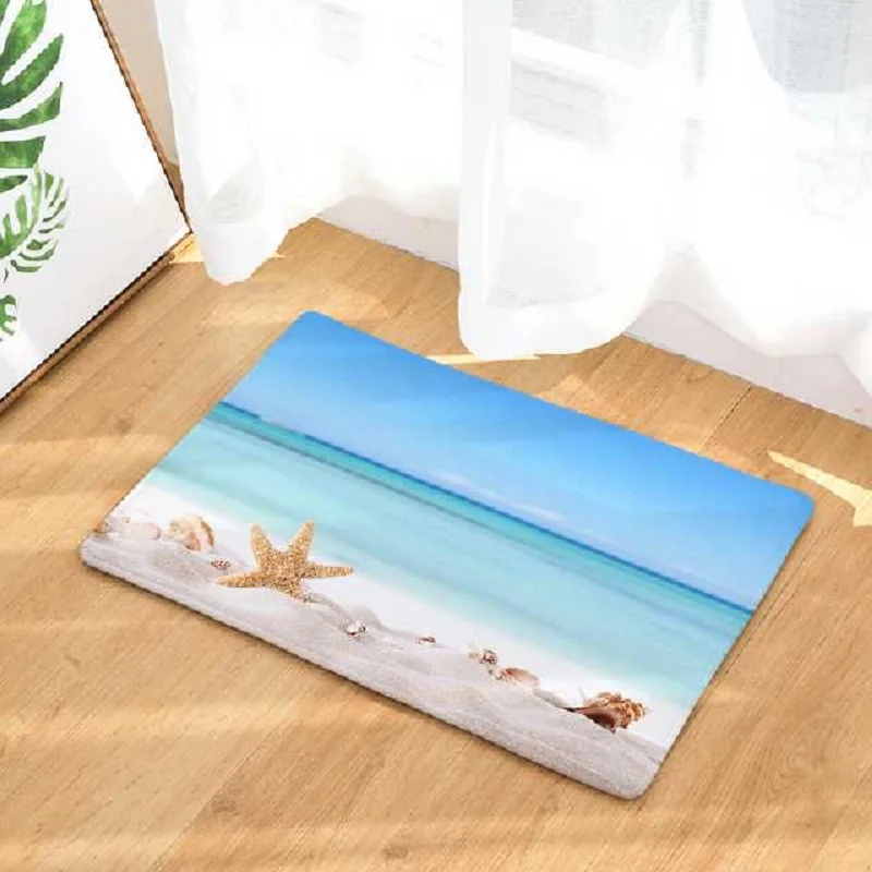 CAMMITEVER Морская Раковина звезда пляжные коврики Противоскользящий