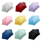 Мини карманный зонт компактный дизайн для путешествий Защита от УФ Солнца дождя зонты 5 складной ветрозащитный портативный зонтик