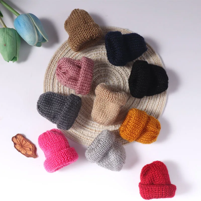 

5cm 10pcs mini ball knitting cap DIY clothing handmade material hat bag mobile phone shell art craft products hair accessories