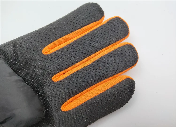 

Men Winter Full Finger Black Green Orange Gloves Warm Cycling Skiing Plush Outdoor Sports Motorcycle Gloves