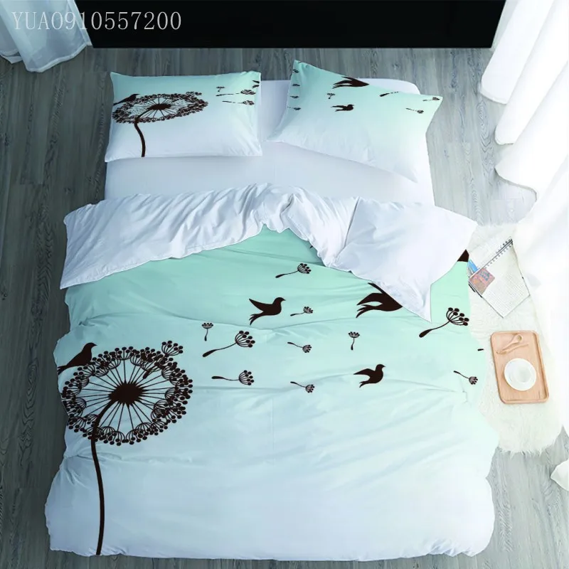 

3D Cartoon Bedding Set for Kids Girl Pink Owl Duvet Cover Set Custom Europe Queen Quilt Cover Set 2/3 pcs Free Ship