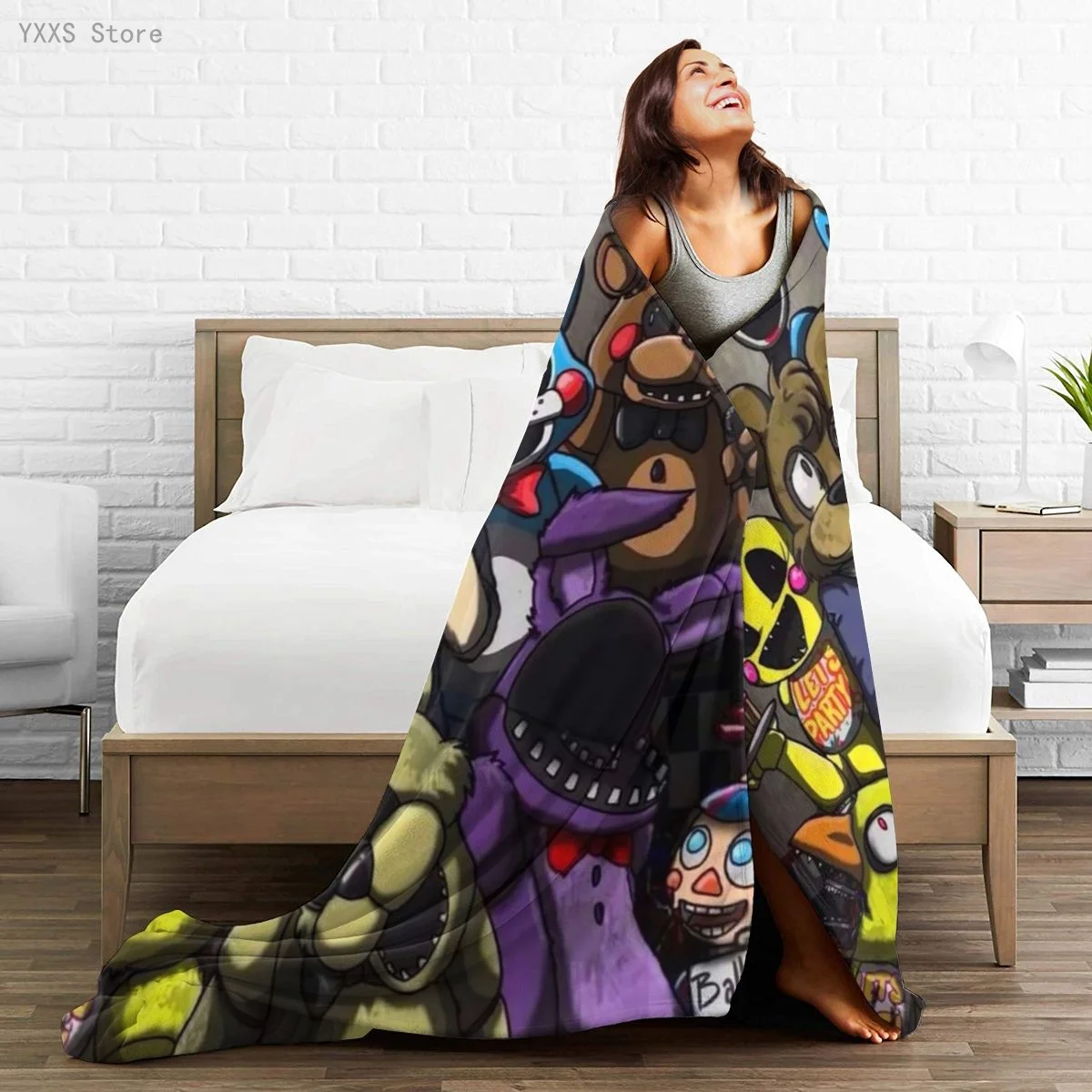 

Anime 3D printed Ultra-Soft Micro Fleece Blanket flannel throw Sherpa bedspread bedding sofa picnic fur soft blanket 300337283