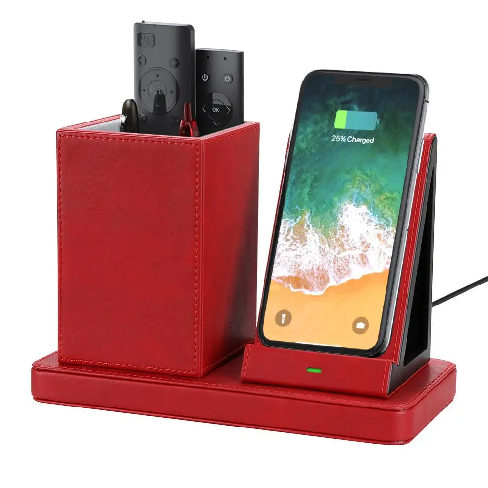 

Новый дизайн 2021, ящики для хранения и держатель ручки с подставкой для беспроводной зарядки для iPhone/ Samsung/ Huawei