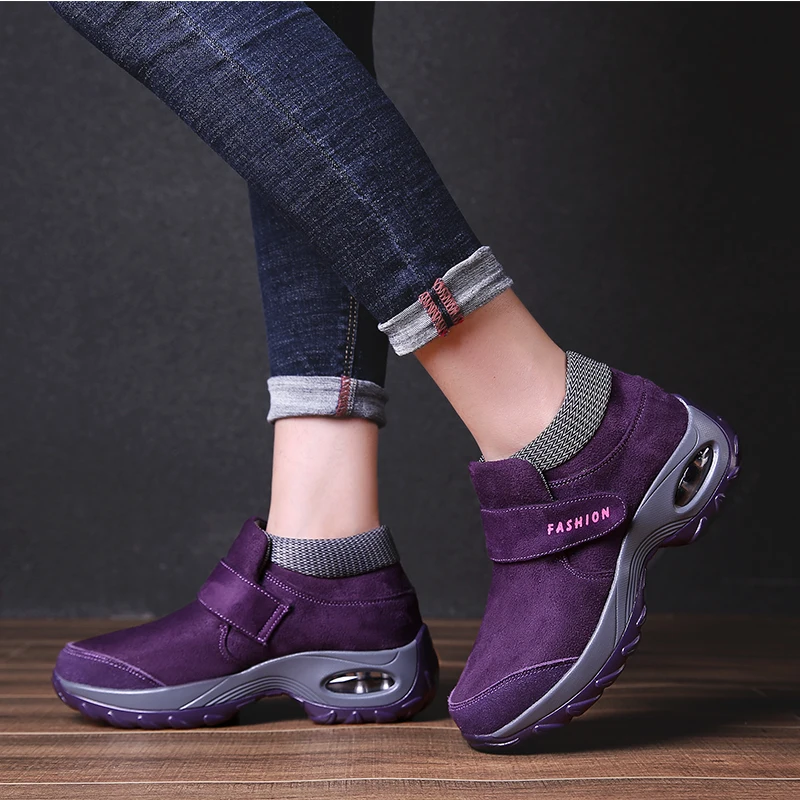 Height Increasing Sneakers Women Air Cushion Sport Shoes Women Running Shoes Anti-slip Platform Shoes Gym Shoes Jogging