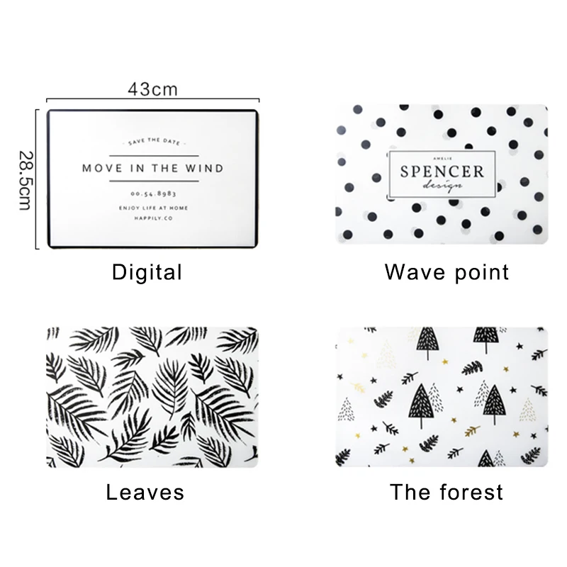 

High-grade Waterproof Non-slip Heat-resistant Bowl Pad Western Placemat Living Room Cloth Western Napkin Table Decoration Mat