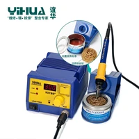 digital led automatic temperature soldering station with large power soldering iron tool yihua 937bd