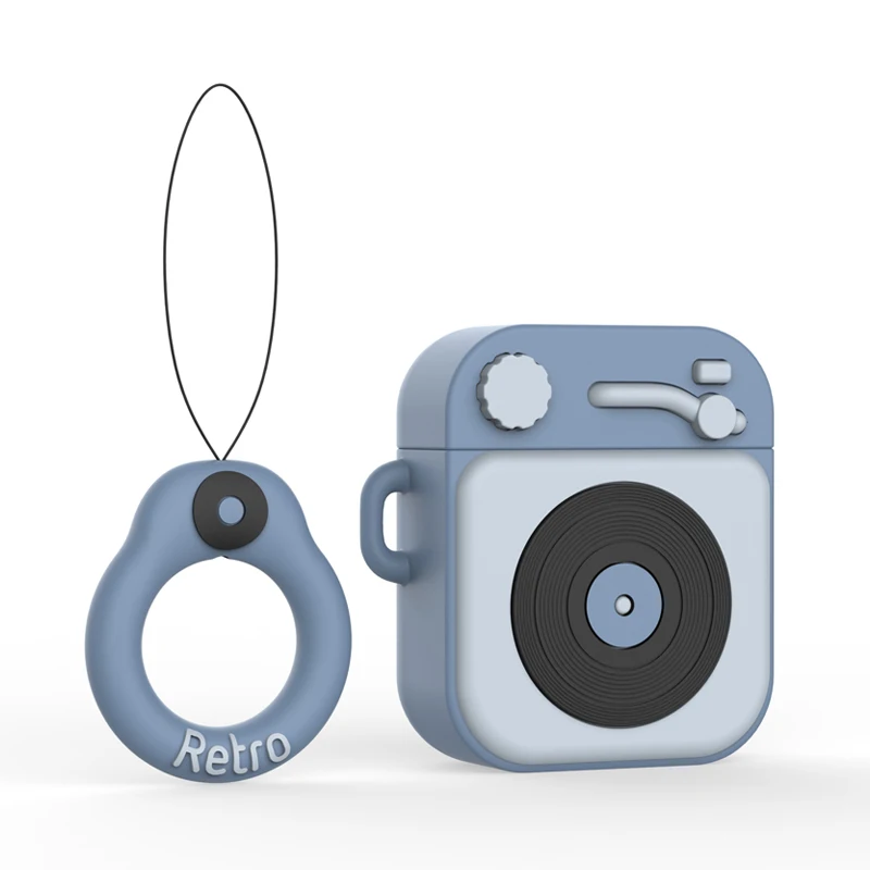 21 Для Apple Air Pods 1 TWS Bluetooth защитный чехол для наушников милый мультфильм Снупи крышка с изображением Тоторо для AirPods 2 i12 чехол кольцо на палец - Цвет: 21