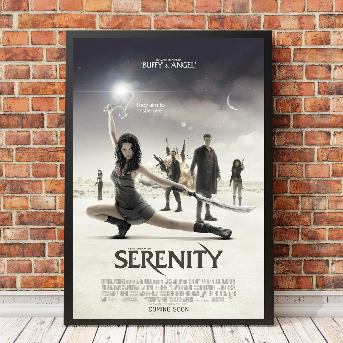 

Serenity Classic Movie Poster, Canvas Art Prints Home Decoration Wall Painting ( No Frame )