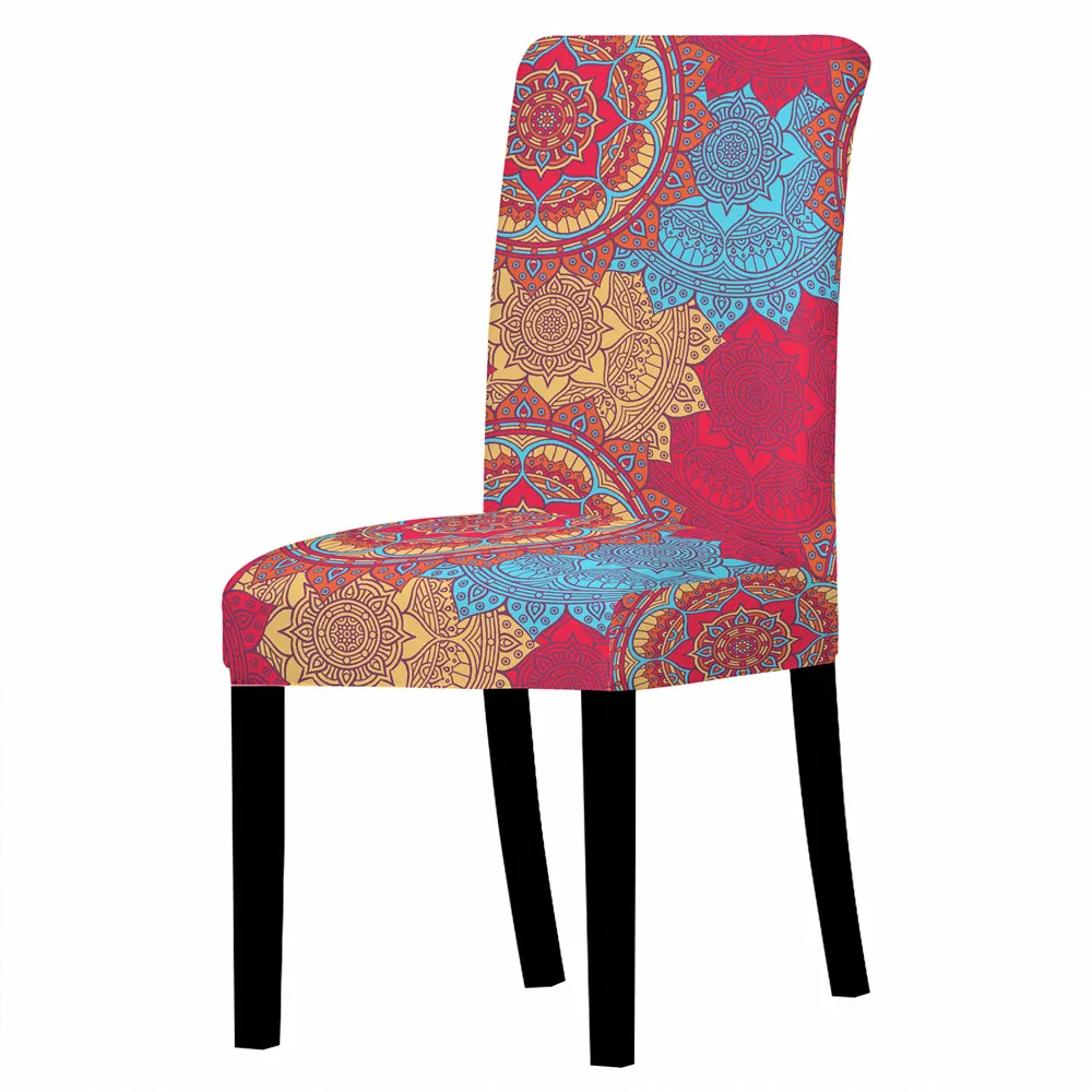 Чехол на стул в богемном стиле эластичное покрытие для кухни офиса банкета|Чехлы