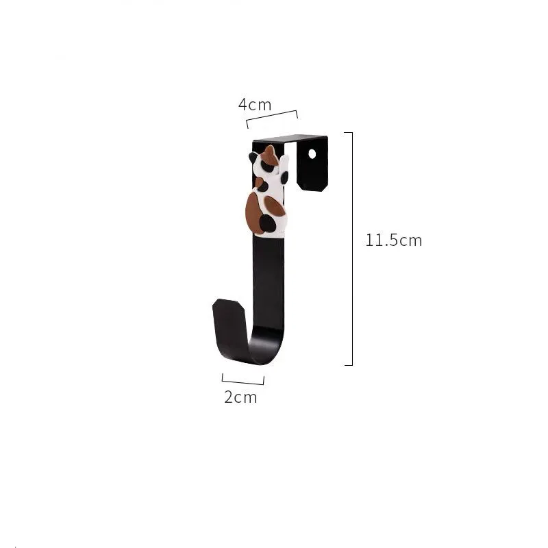 

Cat Shape Creative Hooks Over Door Hanger Hooks Behind Back Of Door Stainless Steel Storage Hanger Hooks Kitchen Cabinet Clothes