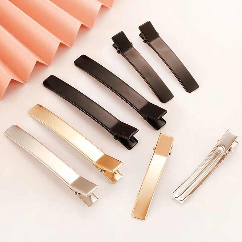 Черные заколки для волос с двойным зубцом аллигатора 10-30 шт. 3 5-8 см металлические