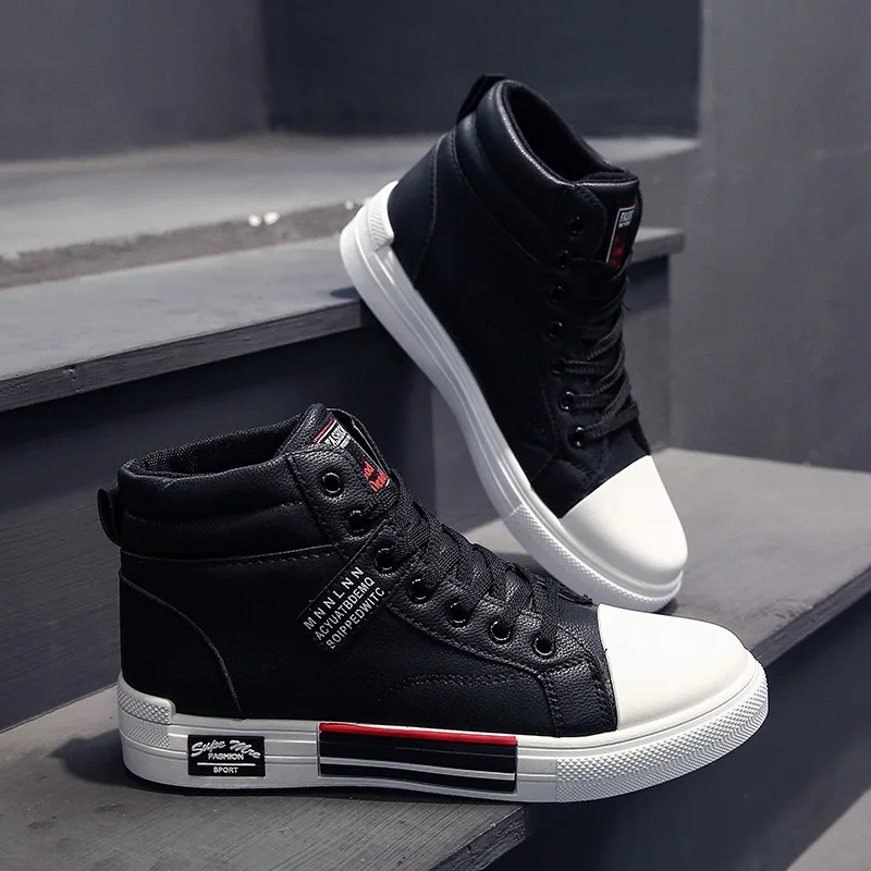 

High Top Shoes Men Sneakers Breathable Men Casual Shoes Zapatillas De Deporte Spring 2022 New Fashion Mens Shoes Dropshipping