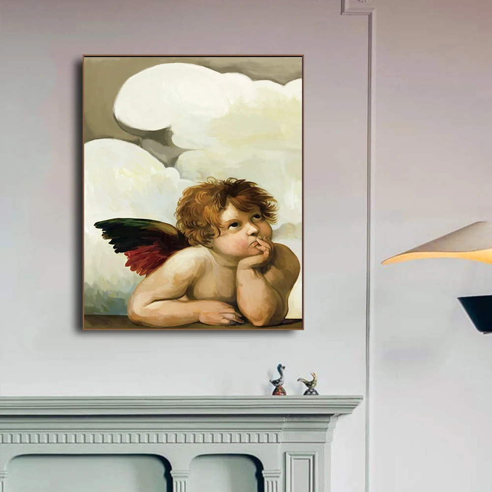 Муту каллиграфия Рафаэль холст картина классические настенные работы сикстина