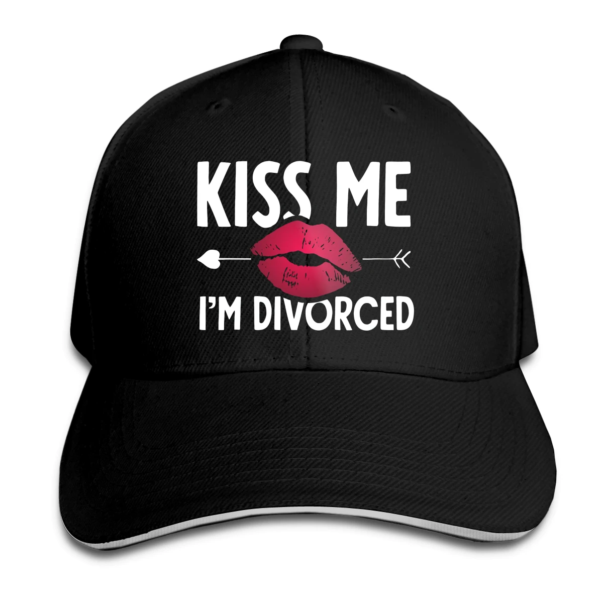 

Kiss Me I'm Divorced Hat Baseball Cap for Men Women Fashion Adjustable Sun Hat