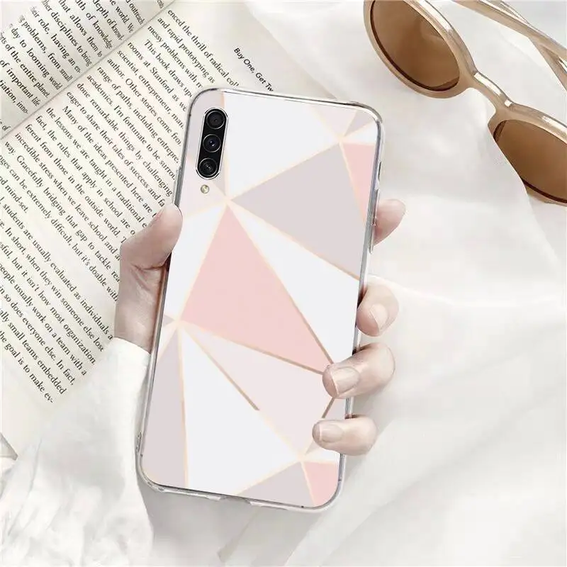 

Marble luxury shine Phone Case Transparent for Samsung A71 S9 10 20 HUAWEI p30 40 honor 10i 8x xiaomi note 8 Pro 10t 11