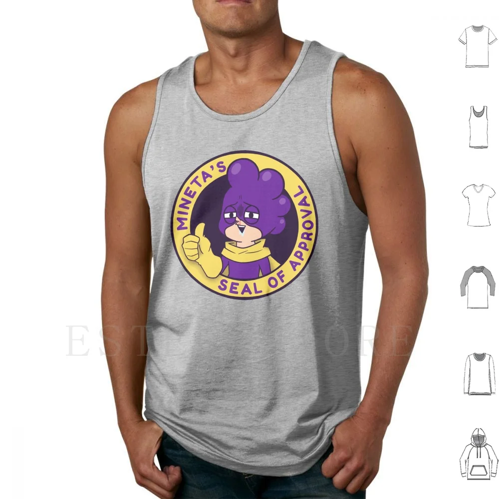 

Mineta'S печать одобрения майки жилет Mineta Mha мой герой Aca Bnha Boku No Hero Академия Drakull