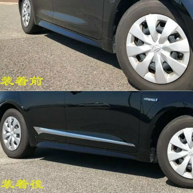

Fit for Toyota 2019 2020Corolla Hatchback Car Body Side Door Molding Cover Trims