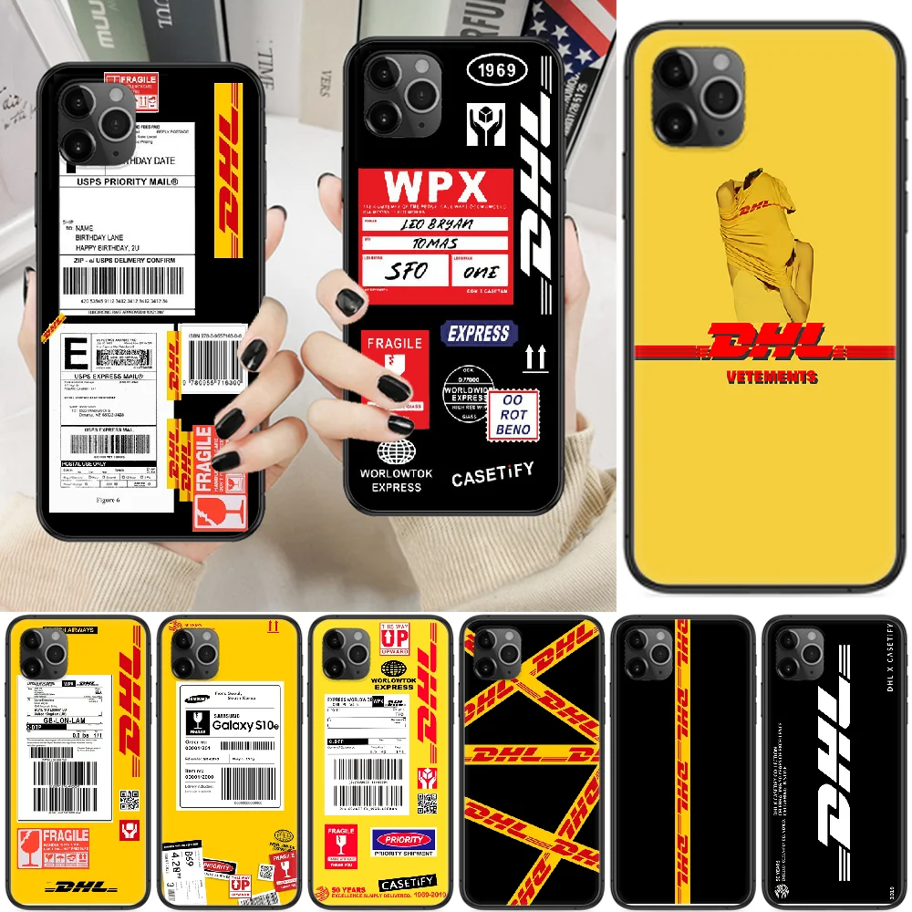 Dhl логистический чехол для телефона Корпус Корпуса iphone 5 5s se 2 6 6s 7 8 12 mini plus X XS XR 11 PRO