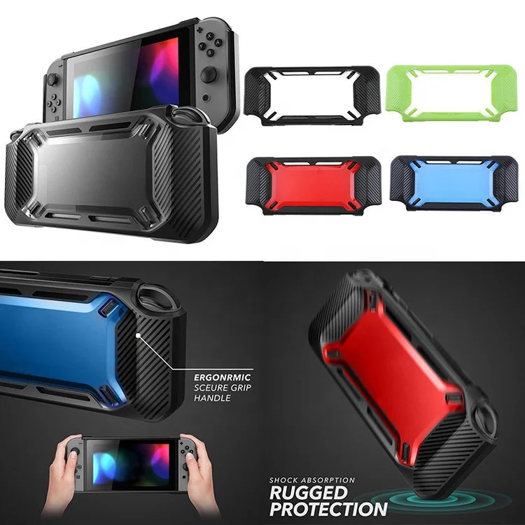 

For Nintendo Switch TPU Protective Back Case with Screen Protector