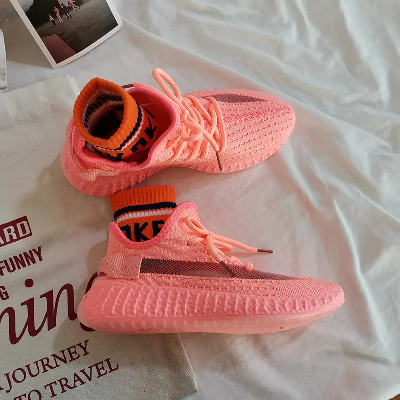 

Women Sneakers Casual Shoes Woman Comfort Breathable White Platform Flat Sneakers Female Chaussure Femme Lace Up Discoloration