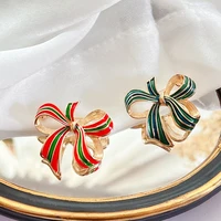 color bow brooches for women large bowknotdrop enamel brooch pin vintage fashion jewelry 2022 new
