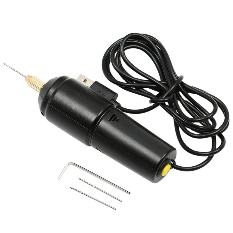 

Handheld Mini Electric Drill for Pearl Epoxy Resin Jewelry Making DIY Wood Crafts Tools