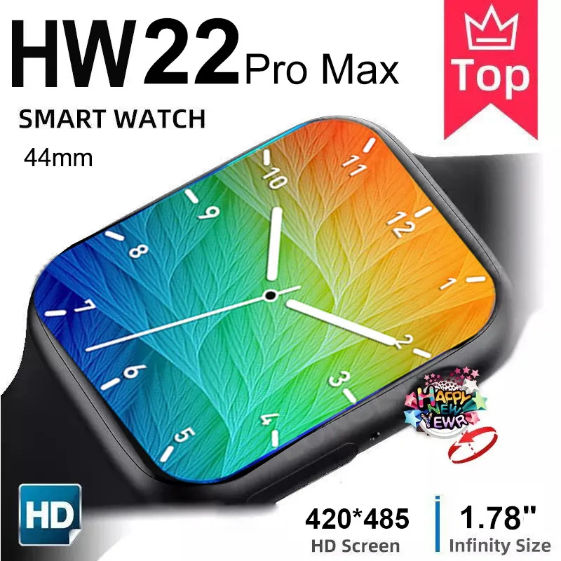 

Умные часы HW22 Pro Max, оригинальные Смарт-часы 1,78 дюйма с двойной кнопкой и беспроводной зарядкой, с пользовательским циферблатом и Bluetooth-вызов...