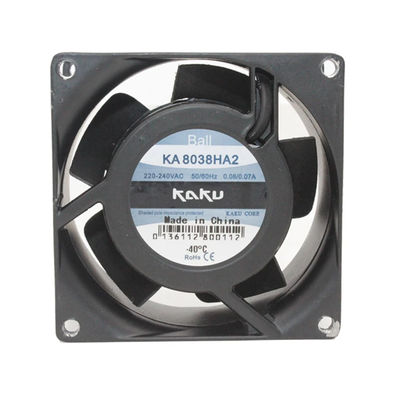 

KA8038HA2 220V 0.07a / 0.06a ball bearing axial flow fan 6months Warranty