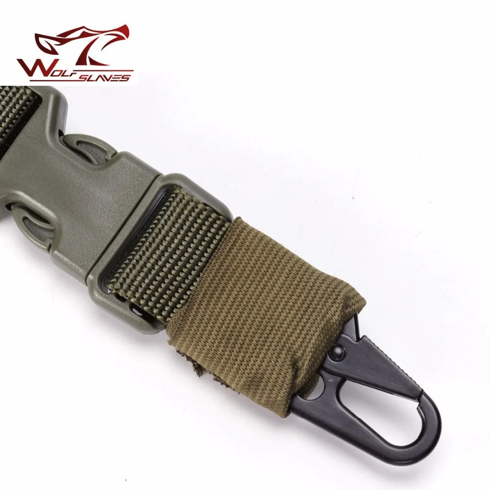 

Heavy Tactical One 1 American Single Point Sling Adjustable Bungee Rifle Shoulder strap length for Air-soft Wholesale