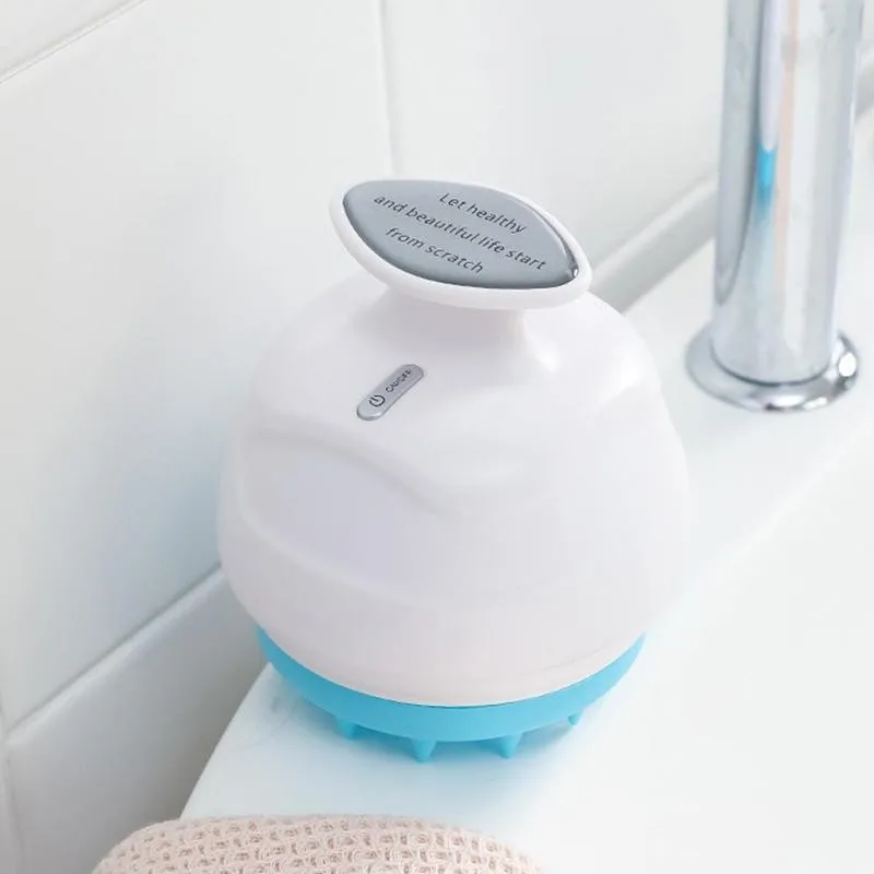 

Electric Silicone Head Body Scalp Massage Brush Shampoo Brush Hair Washing Comb Shower Brush Bath SPA Massage Brush Hair Brush