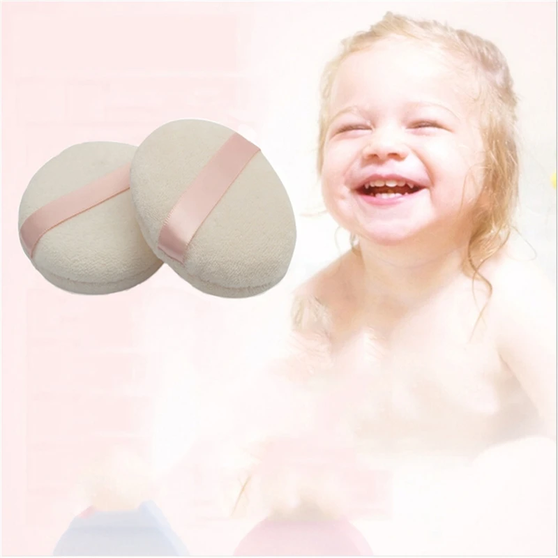 

Portable toilet Powder Puff Body Baby Face Talcum Powder Puff Sponge Infant Puff