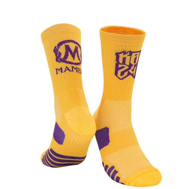 Баскетбольные Носки мужские черные Mamba памятные спортивные носки белые