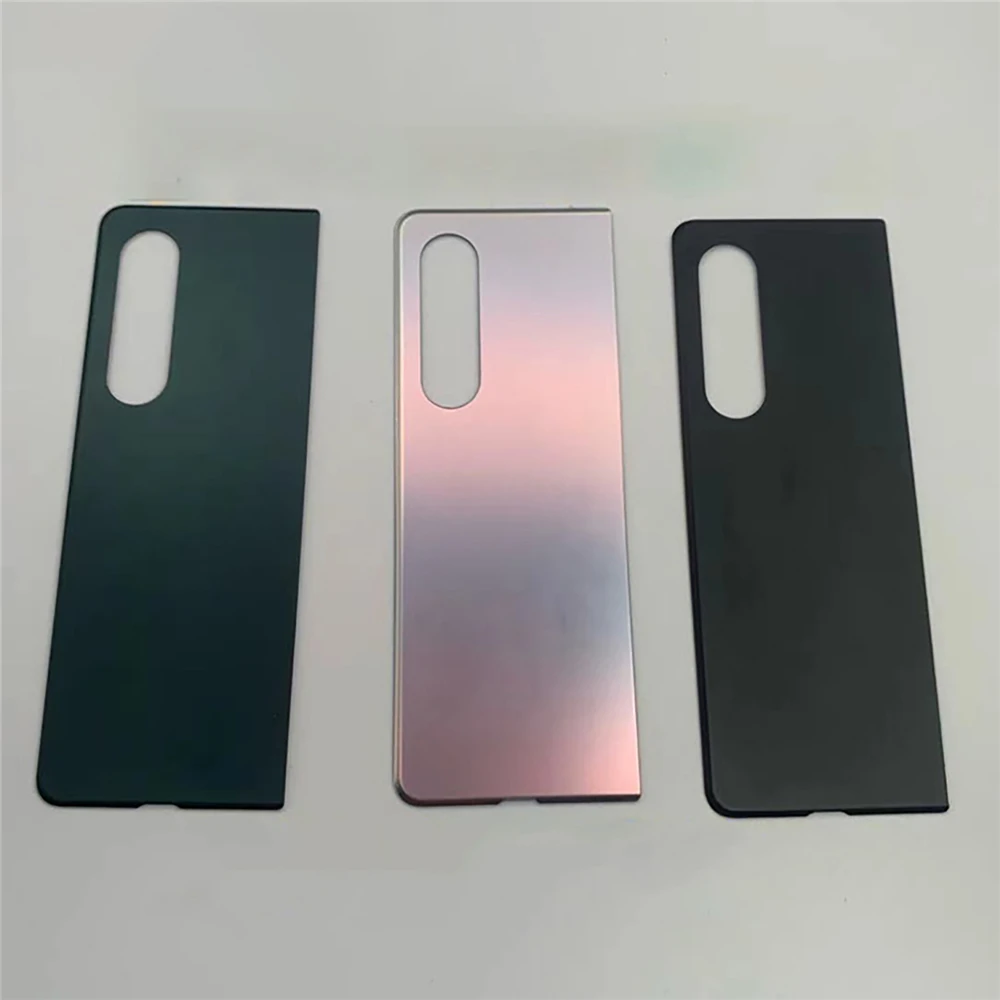 1 pc phone battery back cover folding mobile phone glass cover replacement parts for samsung fold 3 free global shipping