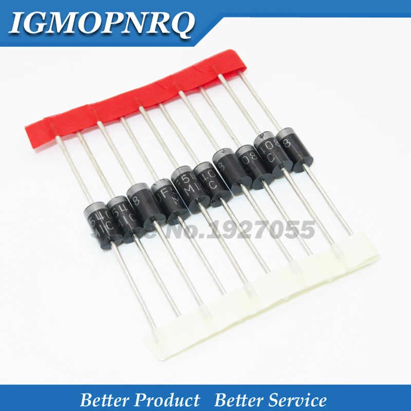 20 шт выпрямительный диод Шоттки SR240 SR260 SR360 SR540 SR560 SR2100 SR3100 SR3200 SR5100 SR5150 SR5200 DO-41 DO-27