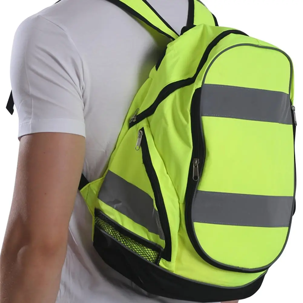 

Night Reflective Luminous Riding Highly Resistant Safety Backpack Great for Sports Cycling